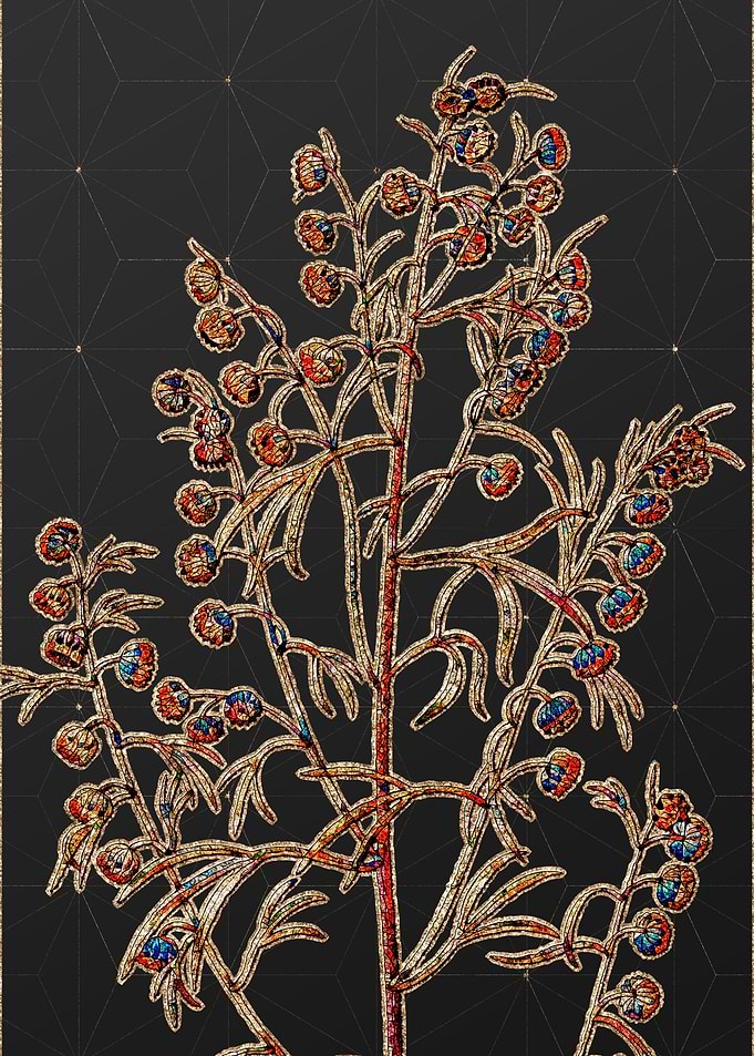 Stained Glass Floral