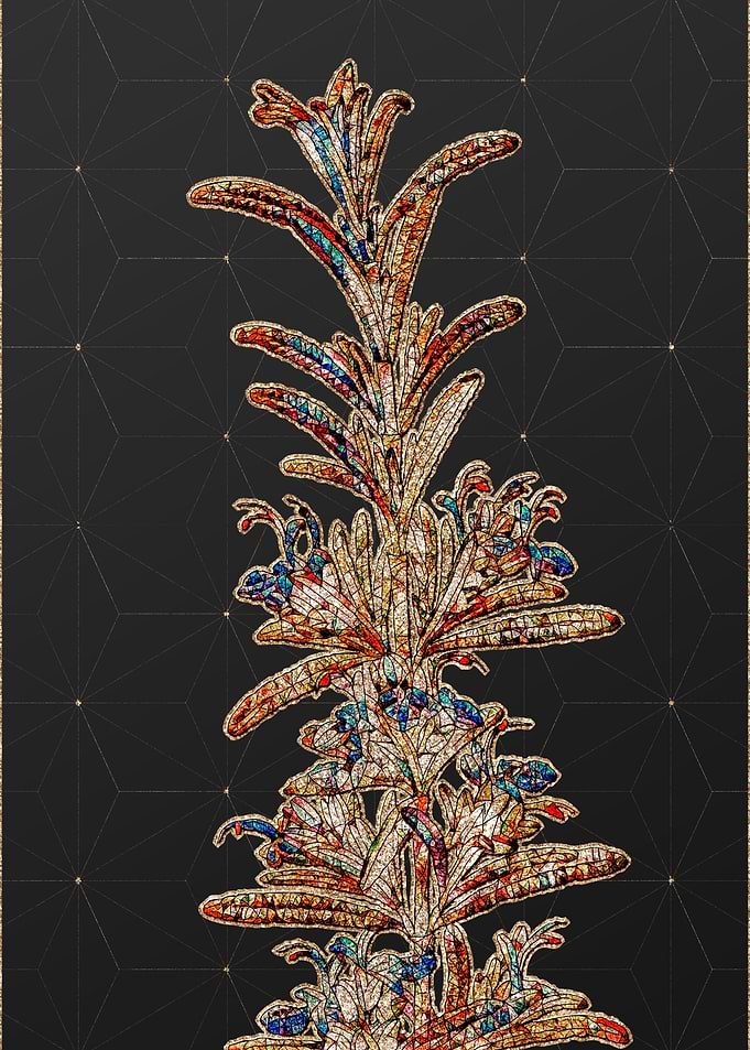 Stained Glass Floral
