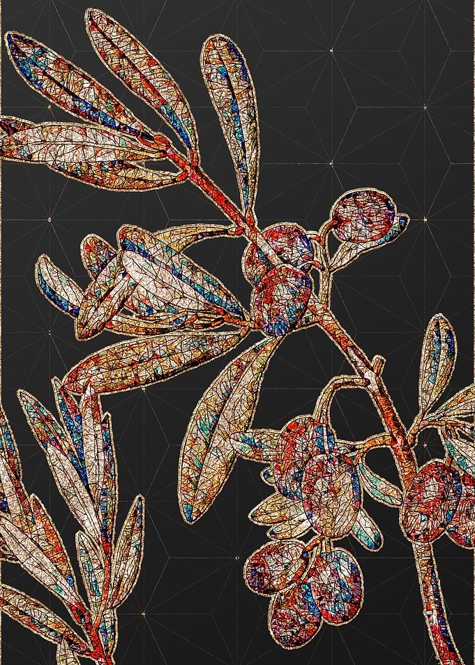 Stained Glass Floral