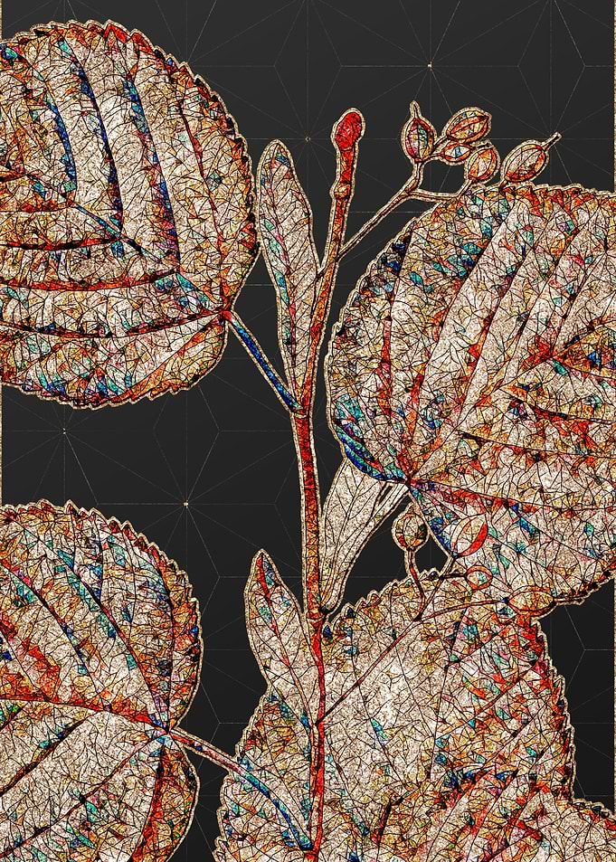 Stained Glass Floral