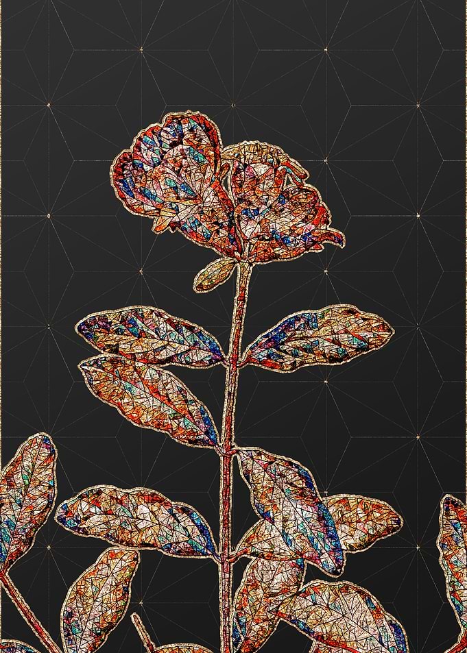 Stained Glass Floral