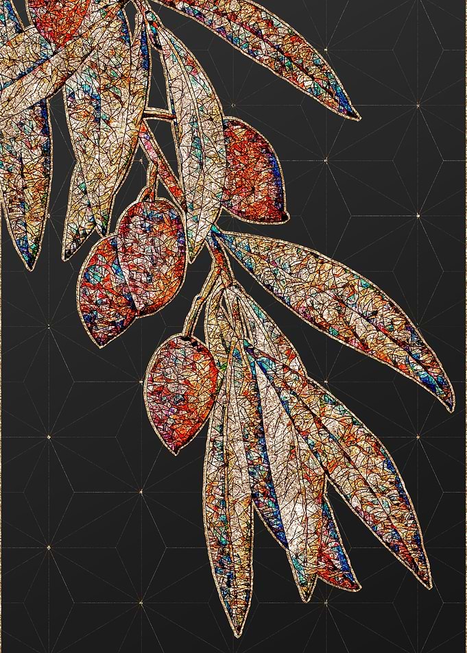 Stained Glass Floral