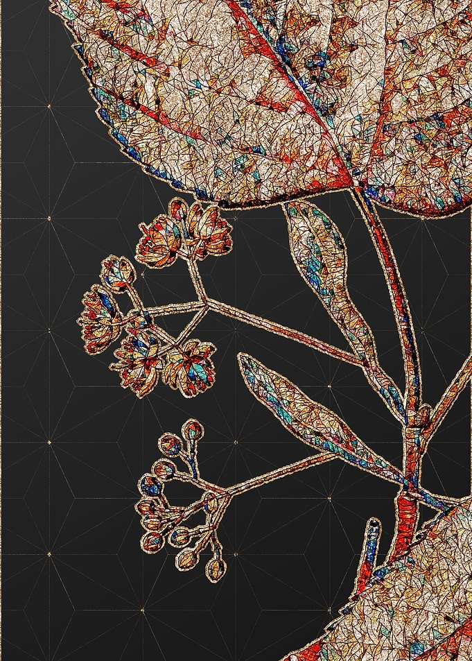 Stained Glass Floral