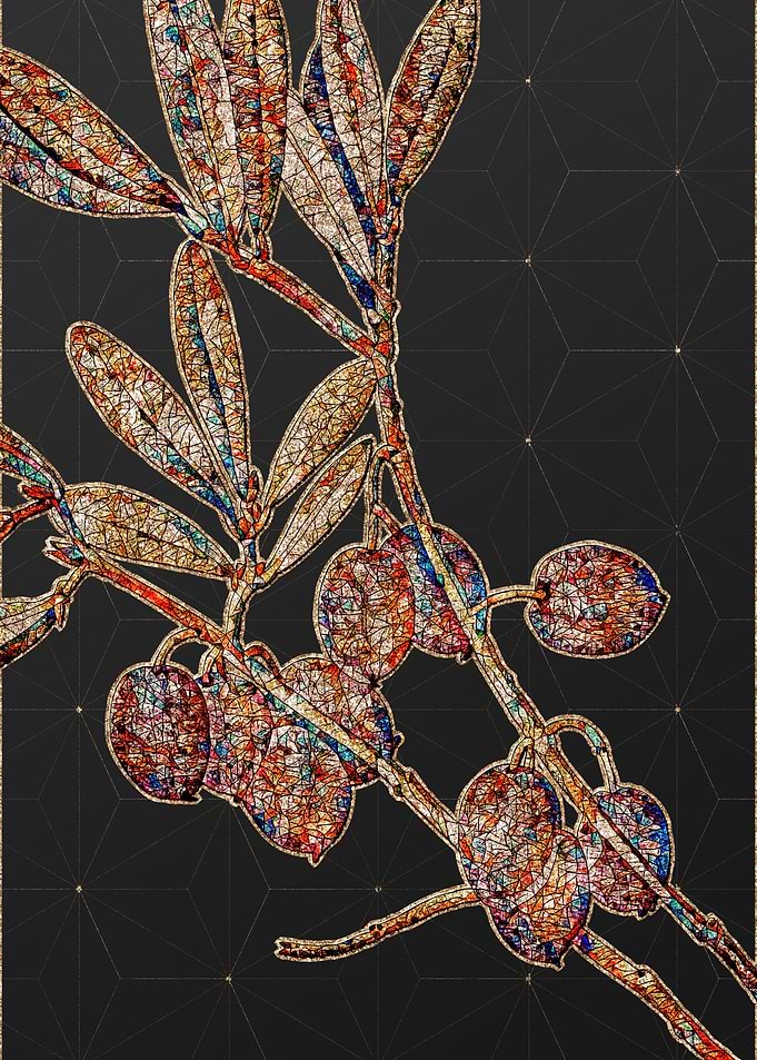 Stained Glass Floral