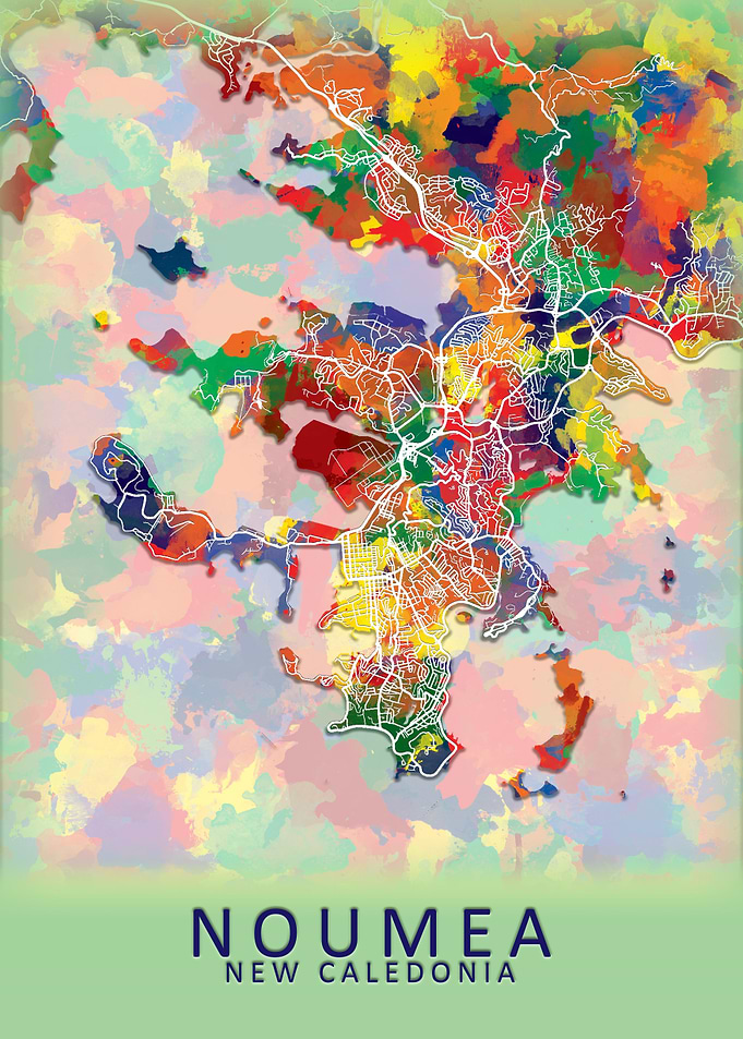 Noumea New Caledonia Map