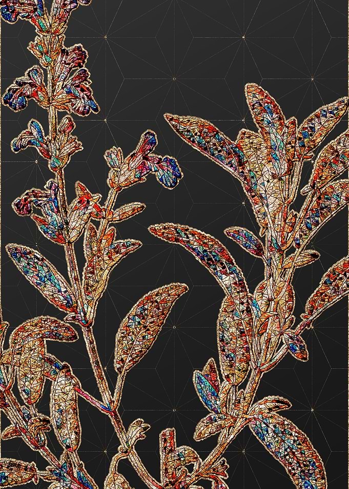 Prismatic Mosaic Botanical