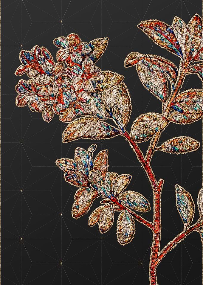 Stained Glass Floral