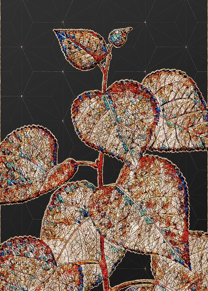 Stained Glass Floral