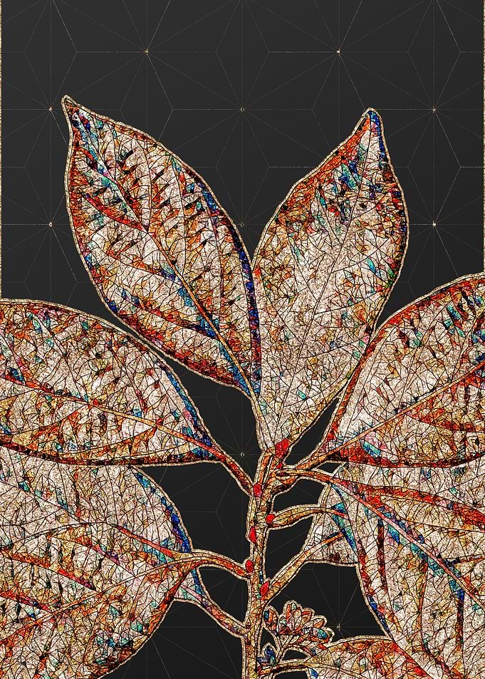 Stained Glass Floral