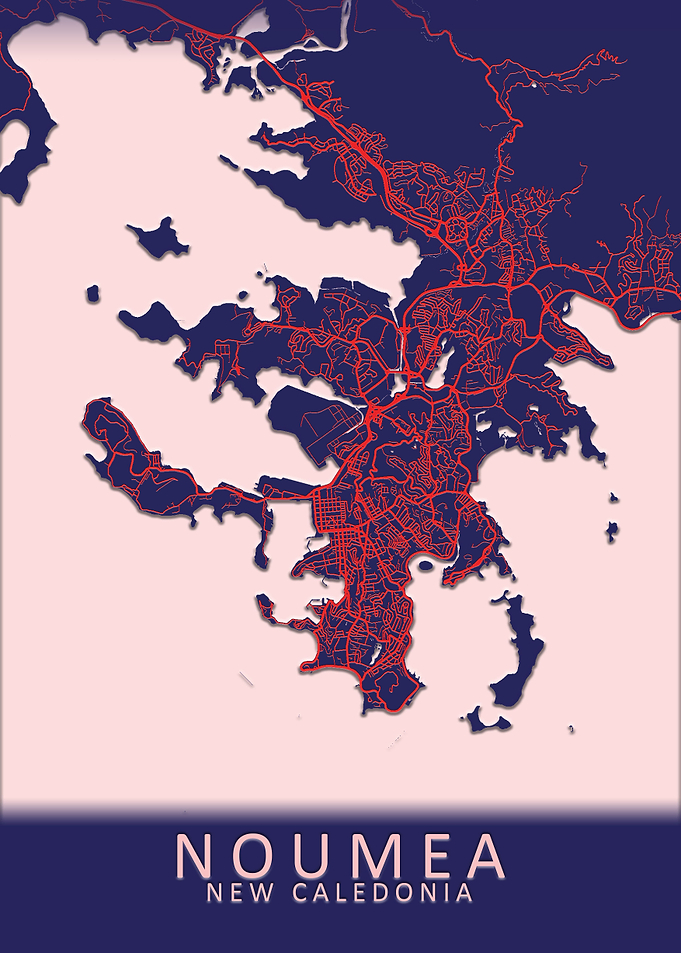 Noumea New Caledonia Map