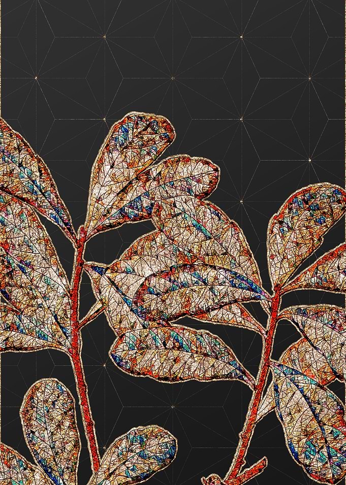 Stained Glass Floral