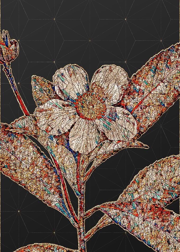 Stained Glass Floral
