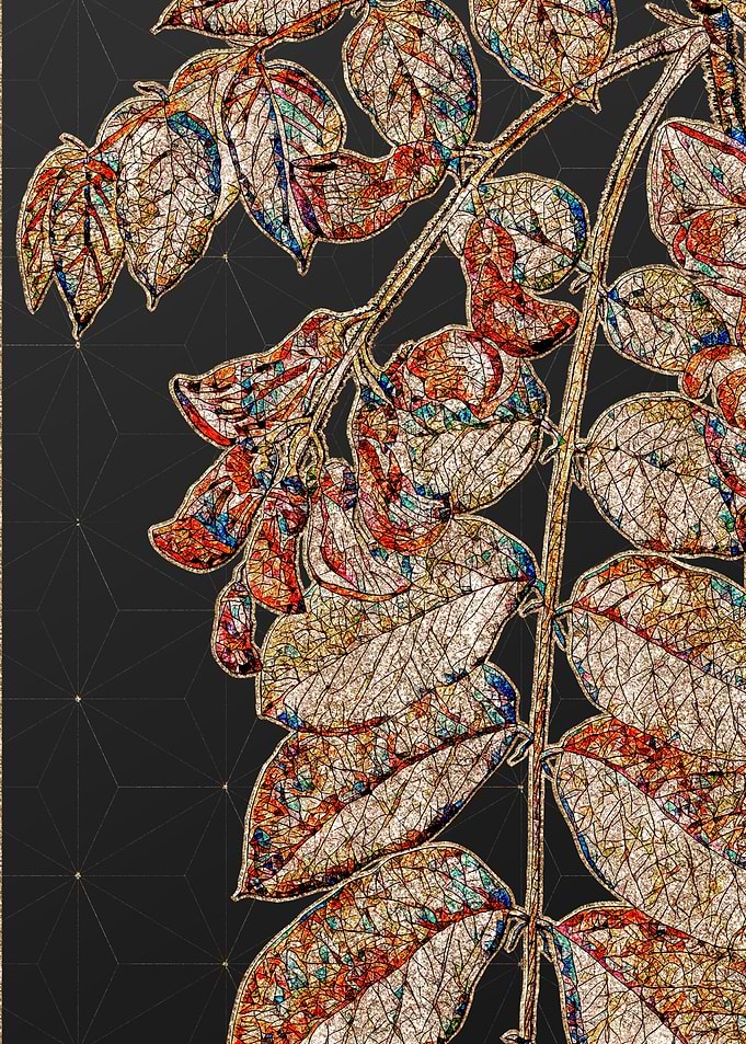 Stained Glass Floral