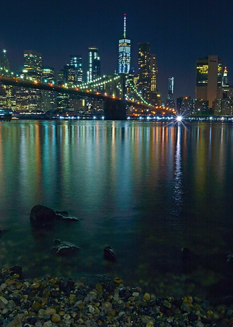 New York at night