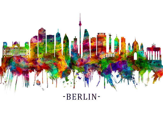 Berlin Germany Skyline