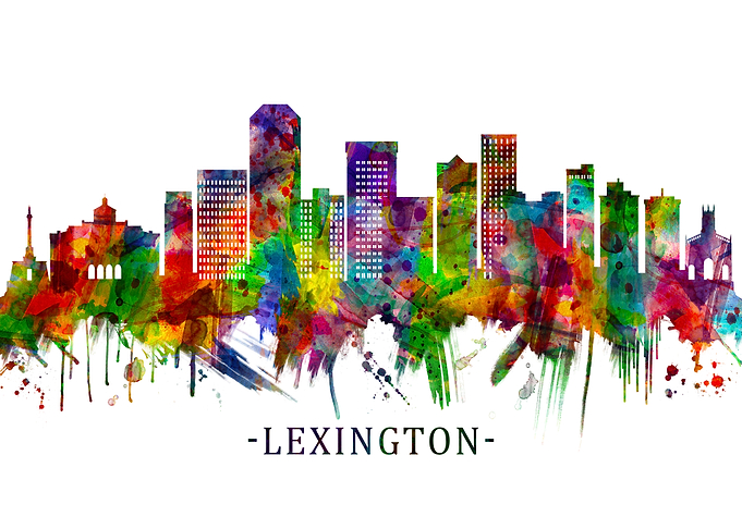 Lexington Kentucky Skyline