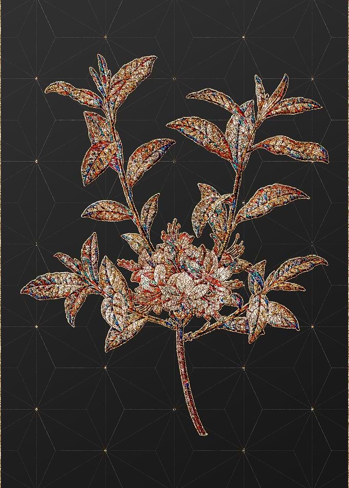 Prismatic Mosaic Floral