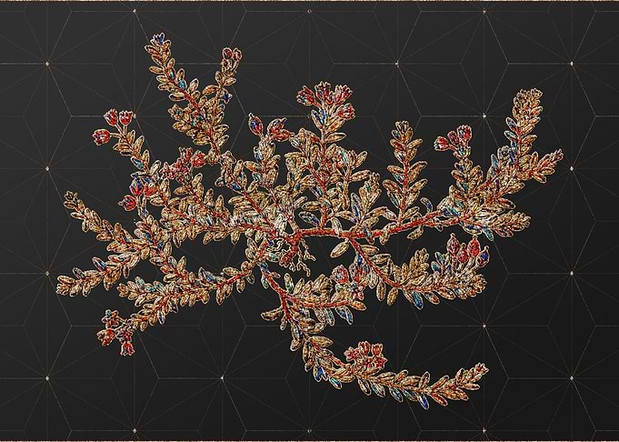 Prismatic Mosaic Botanical