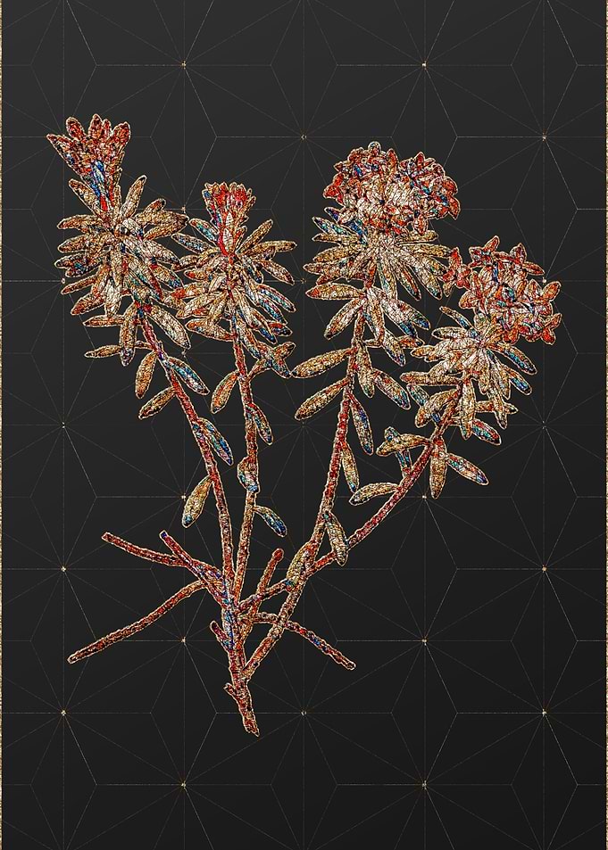 Prismatic Mosaic Floral