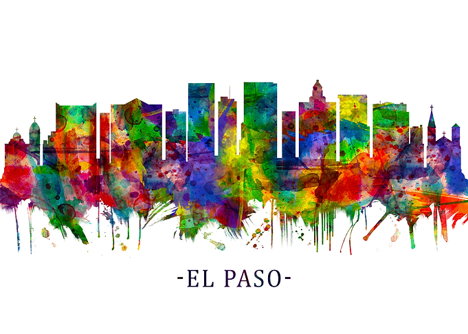 El Paso Texas Skyline