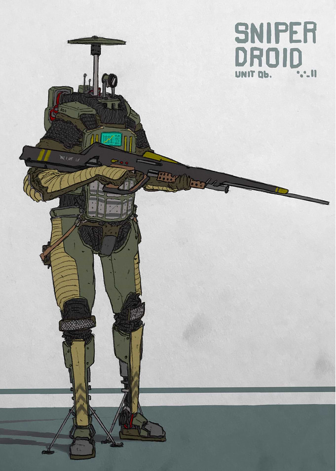 Military Robot Sniperdroid