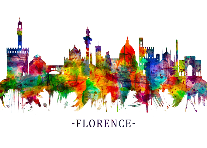 Florence Italy Skyline