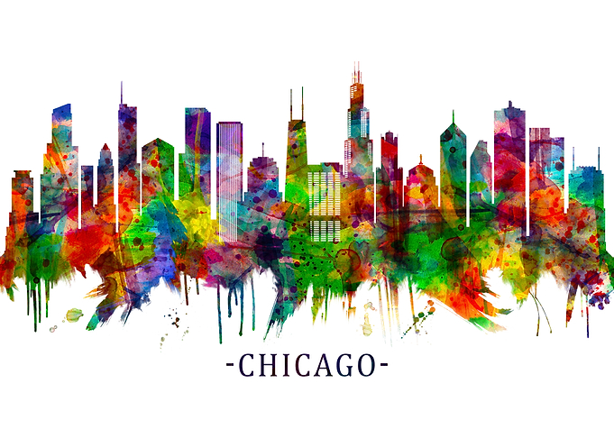 Chicago Illinois Skyline