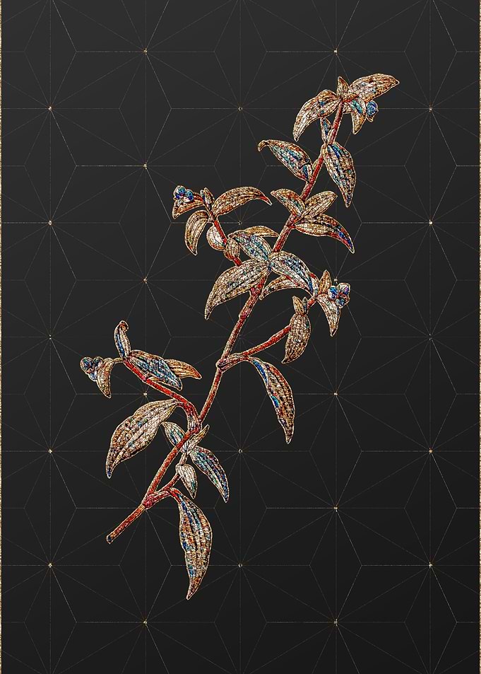 Prismatic Mosaic Floral