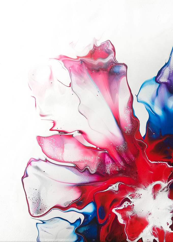 Pouring Flower Art