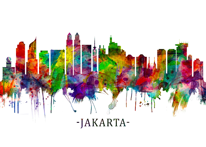 Jakarta Indonesia Skyline