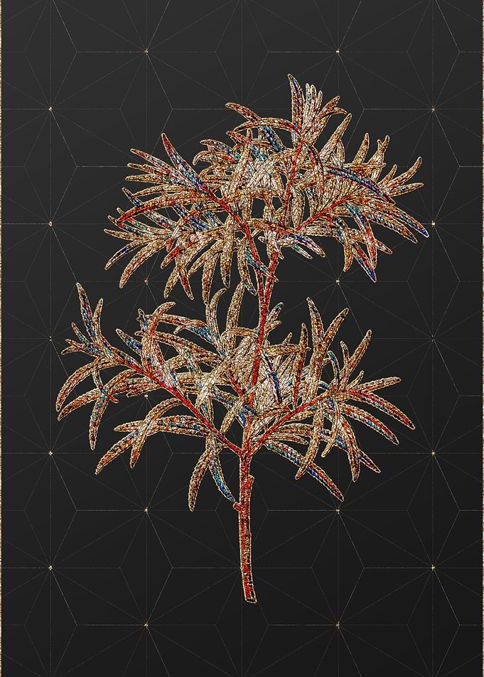 Prismatic Mosaic Floral