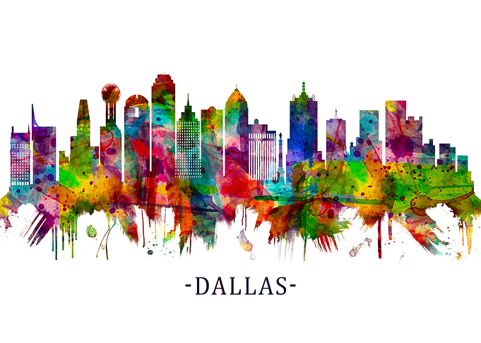 Dallas Texas Skyline
