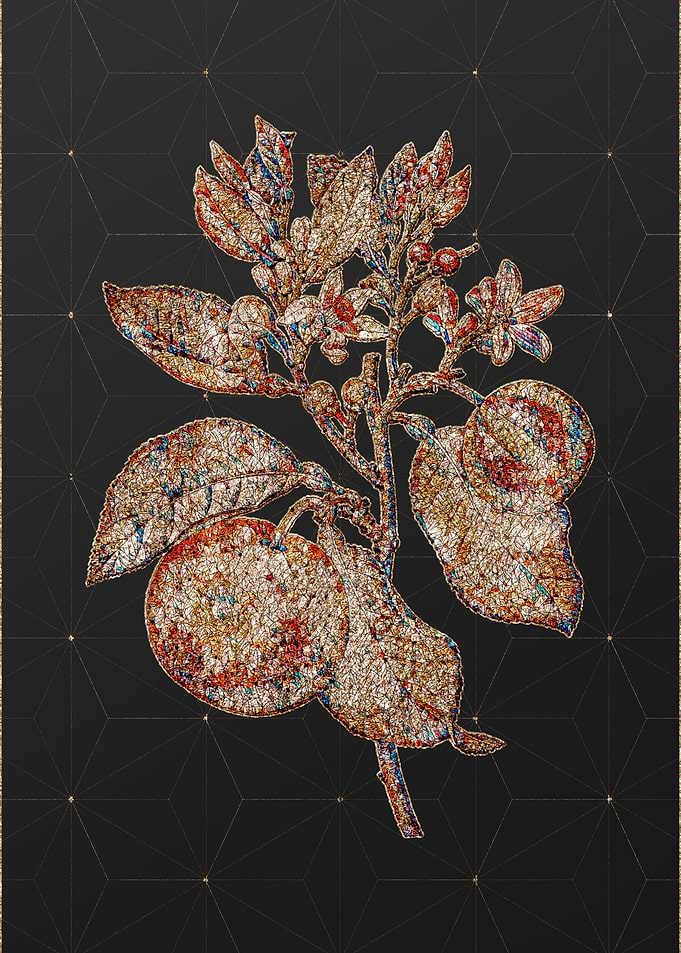 Prismatic Mosaic Floral
