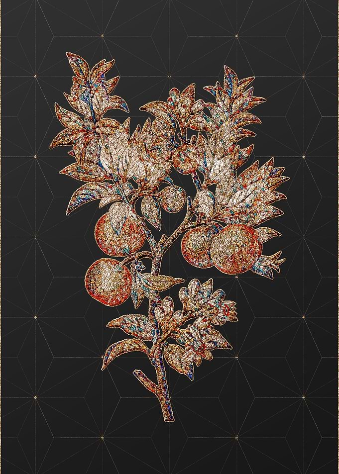 Prismatic Mosaic Floral