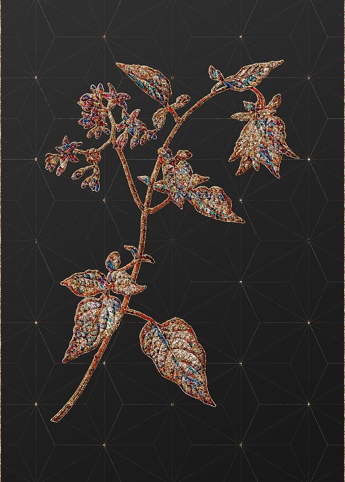 Prismatic Mosaic Floral