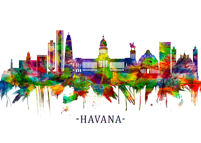 Havana Cuba Skyline