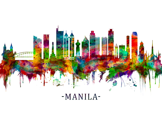 Manila Philippines Skyline