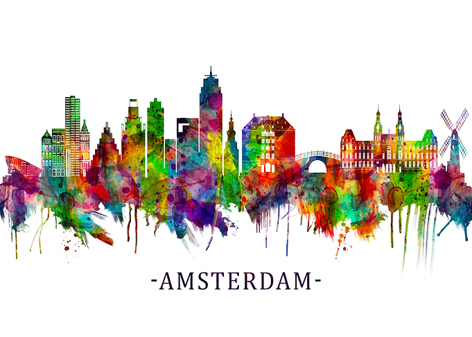 Amsterdam Skyline