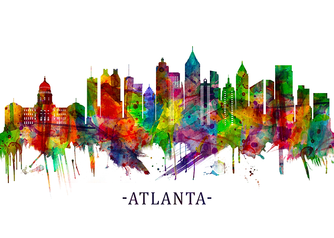 Atlanta Georgia Skyline