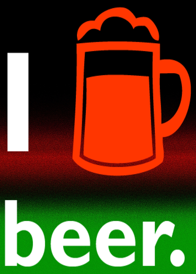 I Love beer