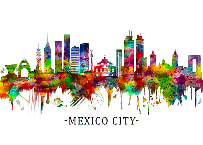 Mexico City Mexico Skyline