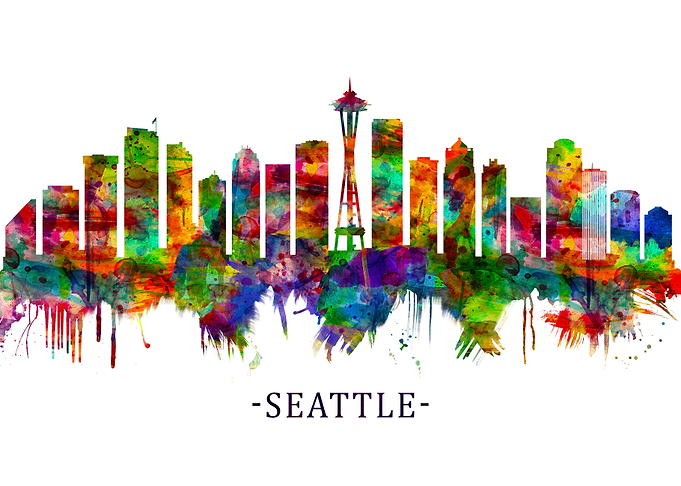 Seattle Washington Skyline