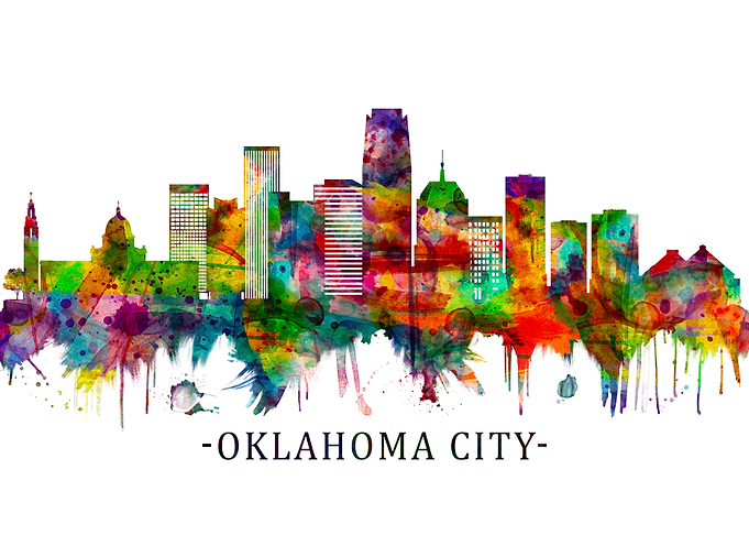 Oklahoma City Skyline