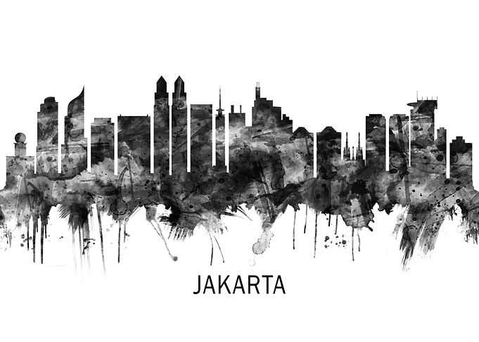 Jakarta Indonesia Skyline