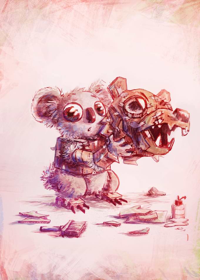 I am NOT a cute koala