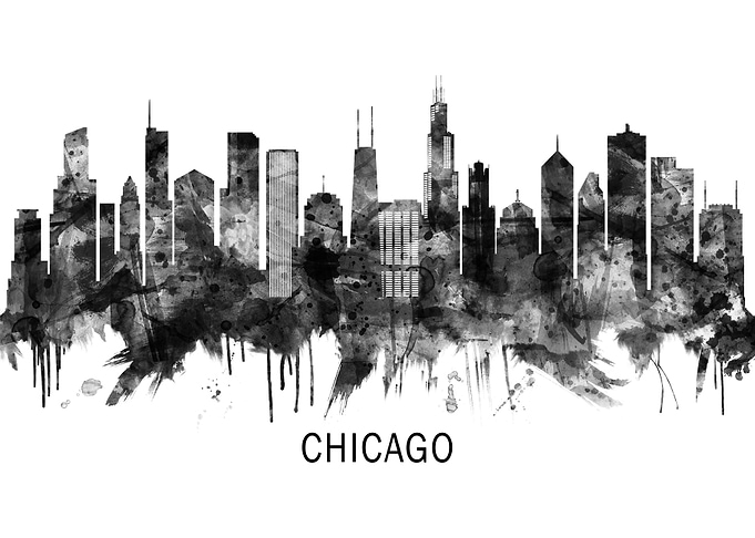 Chicago Illinois Skyline