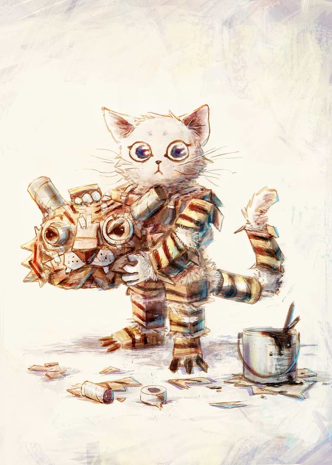 I am NOT a cute cat