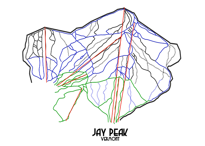 Jay Peak Trail Map