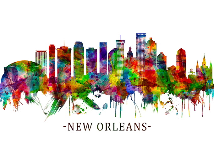 New Orleans Skyline