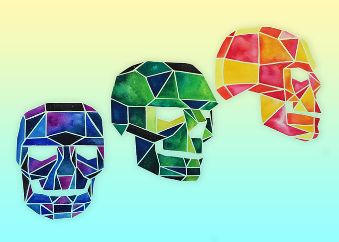 Geometric Skulls